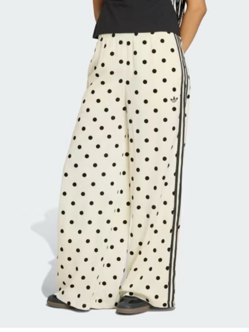 ADIDAS SATIN POLKA DOT TRACK PANTS